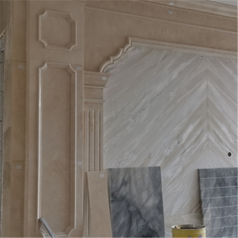 Marble tv wall panel