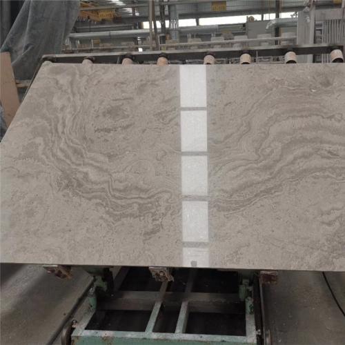 White wood marble slab